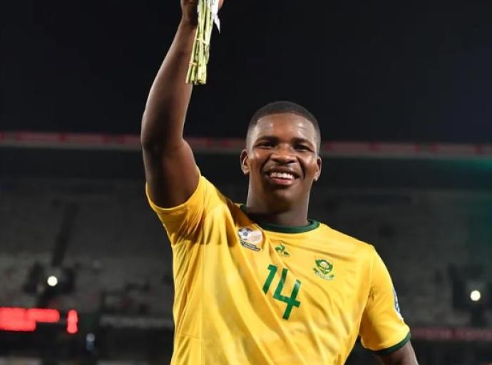 He has to go to Europe, says Broos after hailing rising defender Mbokazi